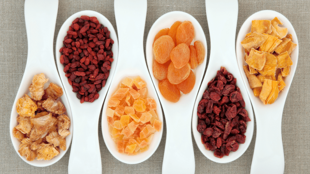 Kalorienreiche Lebensmittel: Getrocknete Früchte